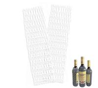 CVNRCLP Reusable Mesh Wine Bottle Sleeves - 8.5 Inch Protective Sleeves for Liquor and Wine Bottles - Durable and Safe Bottle Protector Sleeves, 30 Pack, White, Lightweight, Reusable