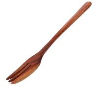 CVNRCLP Wooden Camping & Cooking Fork Set - Versatile Forks for Spaghetti, Fettuccine, Cakes, and More - Eco-Friendly Wooden Flatware for Outdoor Dining
