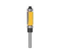 Cvoepobey 1/2 6mm Shank Flush Trim Router Bit Dual Bearing Router Bit Drill Tool for Wood Formwork Pattern A
