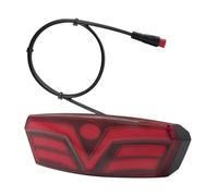 Cvoepobey 1 Pcs LED Mountain Bike Luggage Rack Light Waterproof Bicycle Rear Seat Reflective Taillight