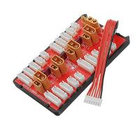Cvoepobey 1 Piece 2-in-1 XT30 Parallel Charging Board Red Plastic Supports 4 Packs 2-6S Lipo Battery for RC Models Multicopter Part