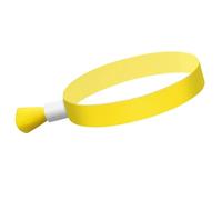 Cvoepobey 100 Pcs Cloth Event Wristbands for Events, for Concert Wrist Strap (Yellow)