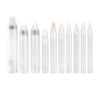 Cvoepobey 10pcs Refillable Markers Empty Acrylic Markers for Oil Water, Watercolor Painting, Doodling, Paper Drawing Barrels Tube Pen