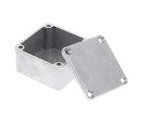 Cvoepobey 1590LB Guitar Effect Pedal Enclosure Diecast Metal Aluminum Stomp Box 1.99" X 1.99" X 1.22" Inch 50.5mm X 50.5mm X 31mm