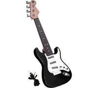 Cvoepobey 17In Guitar Toy for Kids,4 Strings Electric Guitar Musical Instruments for Children,Portable Electronic Instrument Toy Easy Install Easy to Use,A