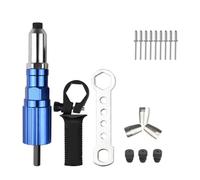 Cvoepobey 2.4-4.8mm Electric Rivet Adapter Home Cordless Riveting Tool Insert Nut Pull Riveting Tool Suitable for Electric Drills Easy Install Easy to Use