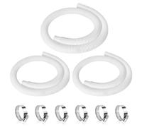 Cvoepobey 3Pcs 1.25in Pool Hose,59in Long Accessory Pool Pump Hoses for 1-1/4in Diameter All Above Ground Pool Filter Pumps Easy Install