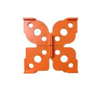 Cvoepobey 4PCS Half Fillet Positioner Rounded Corners Radius Jig Router Bit Template Tool forWoodworking Locator Corner Template