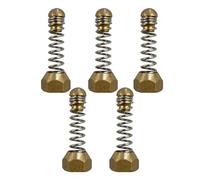 Cvoepobey 5Pcs 1/8 Internal Thread Pressure Washer Pipe Nozzles,Sewer Drain Pipe Spring Ejectors,Cleaning Vibrating Spring Nozzles Easy Install