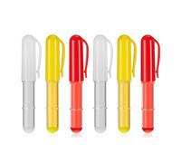 Cvoepobey 6 Pcs Sew Chalk Fabric Marker Fabric Pencils Chalk, Marker Tailors Chalk, Red, Yellow, White