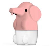 Cvoepobey Automatic Soap Dispenser, Kids Foaming Soap Dispenser Touchless Rechargeable, Cute Animal Touchless Dispenser (Pink)