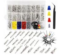 Cvoepobey Automotive Electric Crimp Connectors 1-6.3mm- 25 Types Car Electrical Wire Terminal Pin Connector Kit-660 Pieces