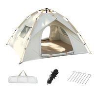 Cvoepobey Beach Tent Sunshade with Canopy, Pops Up Beach Tent, Uv Protection Portable Beach Hut Sunshade