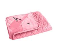 Cvoepobey Blanket Powered By Power Bank Winter Bed Warmer USB Heated Blankets Body Thicker Heater Bed Warmer Machine Pink-A Easy Install Easy to Use