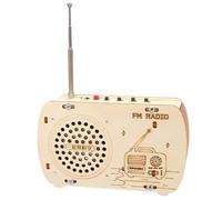 Cvoepobey Build A Radio Kit Wood Radio Interactive Building Toys Science Experiment Electronics Kits