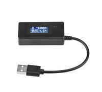 Cvoepobey DC 4-30V LCD USB Detector Voltmeter Capacity Tester Meter Ammeter Mobile Power Charger A