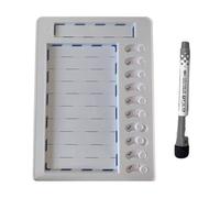 Cvoepobey Erasable Household Watch Board Daily to Do List Planner Check for Kids Adults Multiple Items and Form Good Habit B Easy to Use