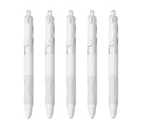 Cvoepobey Fine Point Gel Pens, 0.5mm, Smooth Writing Pens, Perfect for Journaling, Note Taking Gift Set (Pack of 5) White Easy to Use
