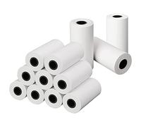 Cvoepobey Kids Camera Print Paper,12 Rolls 57x30mm with Core Photo Print Thermal Paper Rolls Instant Print Camera Refill Paper