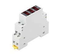 Cvoepobey Modular LED Digital Three-Phase Voltmeter for Din Rail Voltage Meter AC80-500V Easy Install