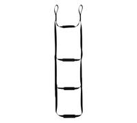 Cvoepobey Portable Tree Climbing Aider with Anti-Skidding Steps Launching Ladder Boat Folding Ladder Portable Climbing Rope Ladder for Rock Climbing Caving Canyoning