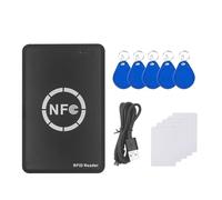 Cvoepobey RFID NFC Smart Chip Reader/Writer+5XUID Card+CUID Keychain RFID Duplicator Tag Copy Clone ID IC Key Badge Copier