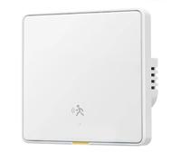 Cvoepobey Smart Light Switch Tuya ZigBee 3.0 with 6M Radar Sensing Button APP Control White
