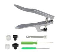Cvoepobey Snap Pliers for Crafts Clothing, Snaps Fasteners Kit with Pliers Installment Tool, No-Sew Button Snap Fastener Easy Install Easy to Use
