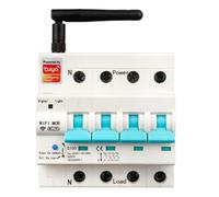 Cvoepobey Tuya Circuit Breaker Smart Life Timer Voice Remote Control Overload Short Circuit Protection 4P