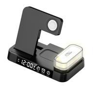 Cvoepobey Use Usb Plug Watch Wireless Charger Wireless Charger Wireless Charging Phone Stand Alarm Clock Fast Charging Base