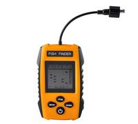 Cvoepobey Wired Wireless Sonar Fishing Alarm Fish Finder Underwater Depth Fishing Detector Portable Fish Finder Easy Install
