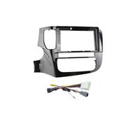 CVPX Car In-Dash Frames Fit For Mitsubishi Outlander 3 2012-2021 9/10.1 Inch Car Frame Fascia Adapter Android Radio Dash Fitting Panel Kit Radio adapter(Frame Cable LHD12-18)
