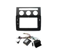 CVPX Car In-Dash Frames Fit For VW Touran 2004-2008 Audio Dash Kits Frame Facia Panel Car Radio Fascia Frame 10inch Radio adapter(FrameB Cable Canbus)