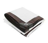 Clear Tarpaulin Waterproof Clear Heavy Duty Tarpaulin 1.6x3m 3.5x4m, Waterproof Clear Tarp With Eyelets, PE Plastic Tarp Sheet Cover, For Garden Balcony Rain Protection