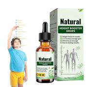 Cvreoz Natural Height Booster Drops,30ml Height Growth Supplement,Natural Herbal Height Increasing Essential Oil,Height Growth Oil for Adolescent Bone Growth,Reach Your Maximum Height (1)