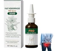 Cvreoze Fast Hemorrhoid PRO Spray - Pro Perianal Reilef Soothing Spray, Natural Formula, Gentle Ingredients Hemorrhoid Sprays, Effectively Relieve Anal Discomfort, Suitable for Everyone (1)