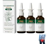 Cvreoze Fast Hemorrhoid PRO Spray - Pro Perianal Reilef Soothing Spray, Natural Formula, Gentle Ingredients Hemorrhoid Sprays, Effectively Relieve Anal Discomfort, Suitable for Everyone (3)