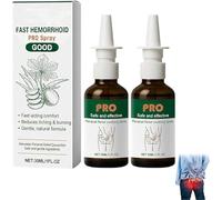 Cvreoze Fast Hemorrhoid PRO Spray - Pro Perianal Reilef Soothing Spray, Natural Formula, Gentle Ingredients Hemorrhoid Sprays, Effectively Relieve Anal Discomfort, Suitable for Everyone (2)