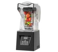 CVS 1500W Commercial Blender with Sound Enclosure 2L BPA-Free Smart Panel Adjustable Speed & Timer, Stainless Steel Blades Smoothie Maker for Kitchen & Professional Use - Quiet, Powerful & Effortless
