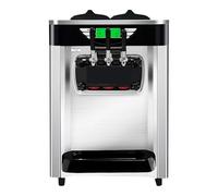 CVS Commercial Ice Cream Machine 18-20L/H 1850W Triple Head | LED Screen, R290 1.25HP Compressor, Built-in Air Pump, 2×6L Hoppers, 2×1.6L Cylinders Stainless Steel Countertop Ice Cream Maker