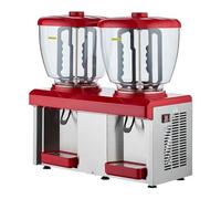 CVS Commercial Juice Dispenser Machine 2x25L (13.2 Gallon) - 280W Cooling System with Tap | Cold Drink & Beverage Dispenser for Juice, Smoothies, Catering & Events(Double)