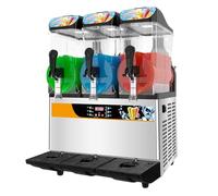 CVS Commercial Slush Machine Frozen Ice Drink Twin Tank Machine | 950W R290 Compressor Frozen Drink Maker 220V/50Hz Slushie Maker Machine for Bars, Cafes, Hotels