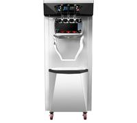 CVS Commercial Soft Serve Ice Cream Machine 32-38L/H Triple Head 3250W | 2×8L Hoppers, 5” LCD, Air Pump, R290 Stainless Steel Frozen Yogurt Maker