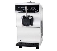 CVS Single Head Commercial Ice Cream Machine 1500W - Stainless Steel Soft Serve Ice Cream Maker Machine with 5.5L Hopper & 1.6L Freezing Tank, 16L/H Output, LCD Screen, Automatic Ice Cream Machine