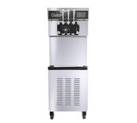 CVS Triple Head Commercial Ice Cream Machine 3800W - Stainless Steel Soft Serve Ice Cream Maker Machine with 2x9L Hopper & 2x1.9L Freezing Tank, 40L/H Output,Touch Screen, Automatic Ice Cream Machine