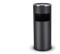 CVS2020.COM 30L Standing Ashtray Cigarette Bin - Outdoor Stainless Steel Smoking Waste Receptacle, Weather-Resistant Floor Standing Commercial Ash Tray for Entrances, Offices, Hotels & Public Areas