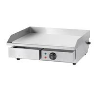 CVS2020.COM Commercial Electric Single Burner - 3000W Grill Flat Griddle, 50-300°C Adjustable Temp, Cooking Surface 55×43×24 cm - Professional Kitchen Appliances for Restaurants & Catering