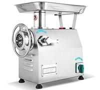 CVS2020.COM Heavy Duty Commercial Meat Mincer- A Series Size, High Grade 800W Motor, Minces 250kg/Hour, Hygienic Stainless Steel Enclosure and Components (TK-22)