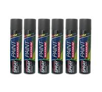 CVS2020.COM Universal Acrylic Black Spray Paint 2x 300ml - Fast Drying Solvent-Based Aerosol for Wood, Plastic Glass - UV Resistant, Weatherproof, Rust Protection for Interior & Exterior Use (6)