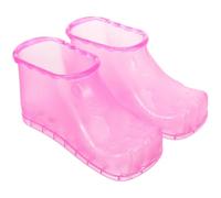 CVUTOVO 1 Pair Foot Massage Boots Plastic Foot Bath Shoes with Sole Massage Design and Large-Capacity Use in Sauna and Outdoor